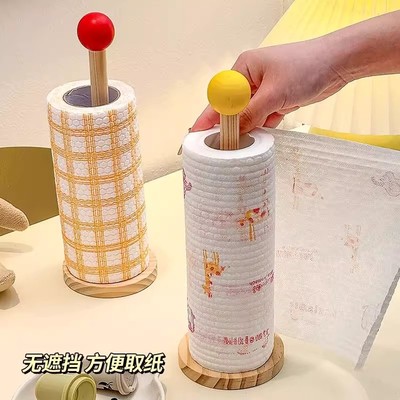 厨房纸巾架懒人抹布挂架卷纸架保鲜膜架一次性抹布厨房用纸卷筒架