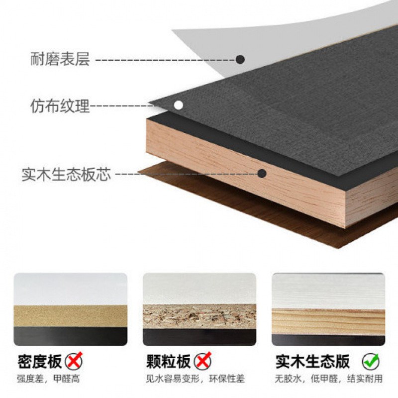 ShJ原木奶油风组合落地电视柜旁立柜客厅家用一体靠墙斗柜储物柜