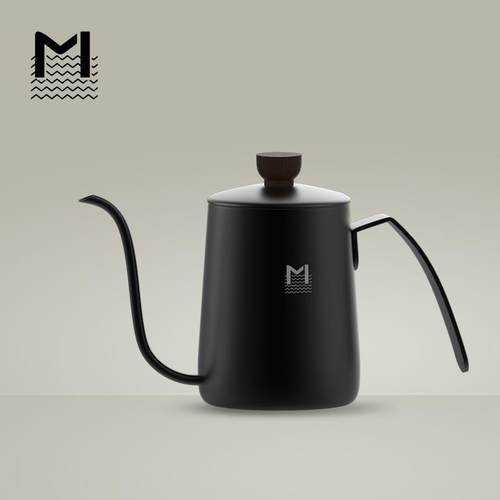 MAVO深流手冲咖啡壶 长嘴细口 滴漏式咖啡器具套装 不锈钢 稳水阀