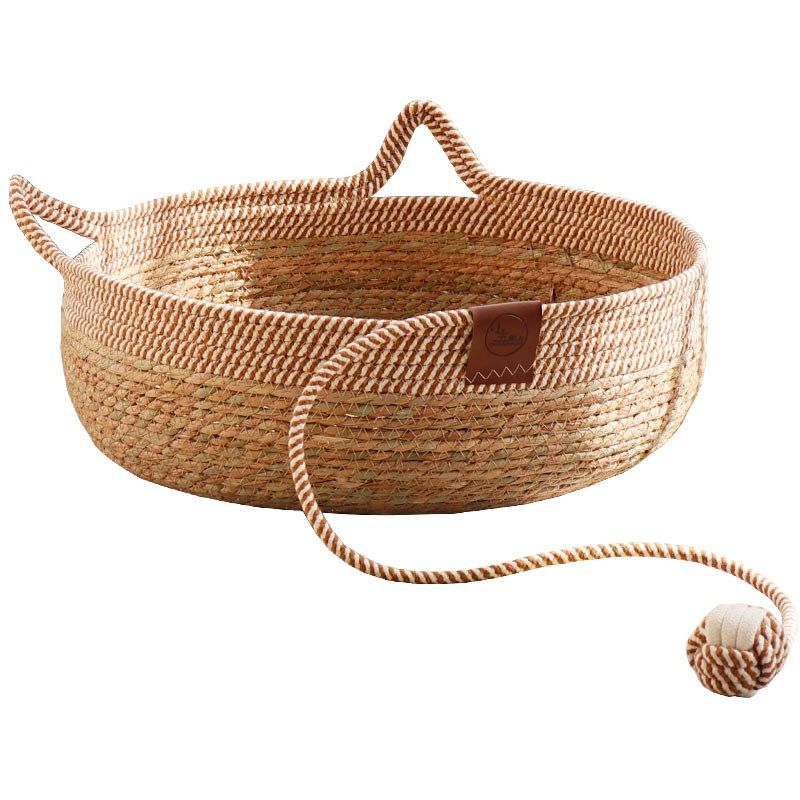 夏季网红藤编猫窝四季通用猫抓板可磨爪透气睡觉窝生产窝猫咪用品,宠物/宠物食品及用品,猫窝/屋/帐篷/沙发,淘宝优惠券,粉丝福利购,淘宝优惠卷