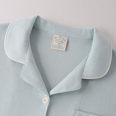 睡衣女款2025新款女士纯棉磨毛长袖情侣家居服男士夏季居家服套装