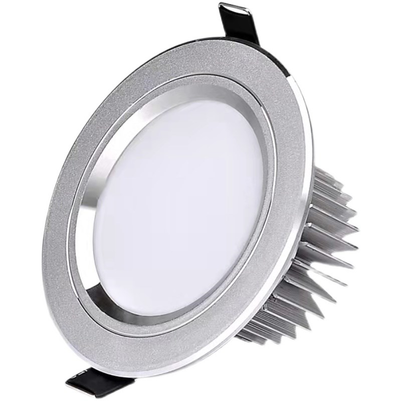 明帆LED筒灯嵌入式射灯客天花桶灯铜灯4寸12W吸顶8公分5W孔灯7W