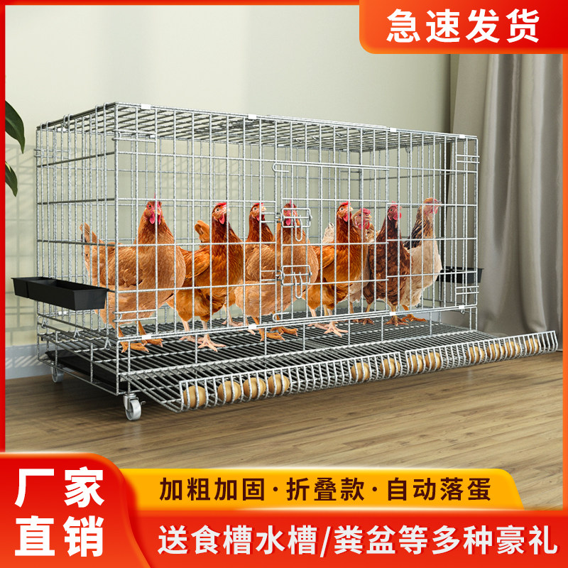 鸡笼养殖笼家用大号铁笼子蛋鸡笼包邮加粗加固繁殖笼带托盘鸡笼子
