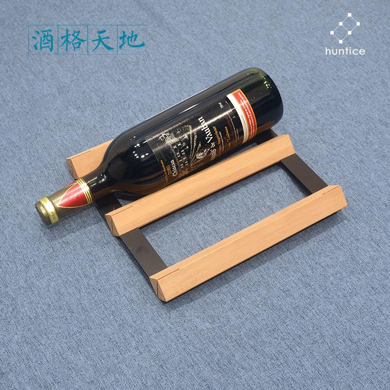 红酒架摆件葡萄酒架酒瓶架酒柜展示架实木L家用装饰欧式瓶子收纳