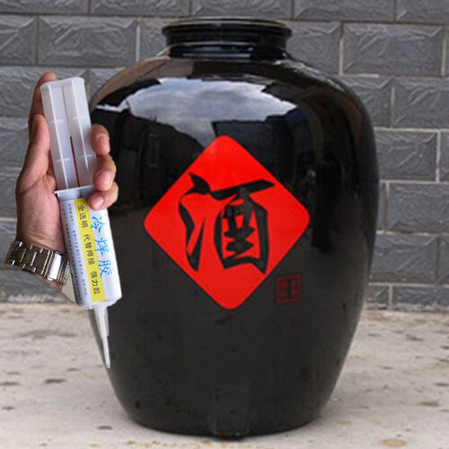 酒瓶密封无机胶水陶瓷p补漏酒缸酒罐保存封坛专用防漏气泡菜坛子