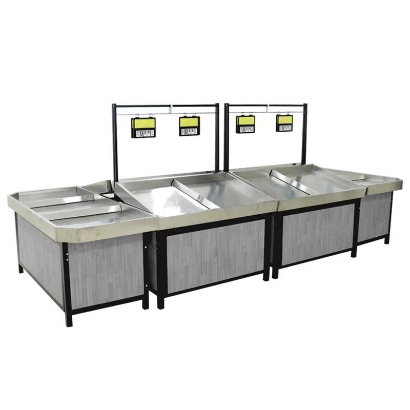 水果蔬菜超市货架生鲜水果架多层商用果蔬店架子不锈钢蔬菜展示架