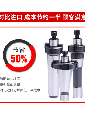 铣床吊杆 可转位铣刀盘刀柄7:24 30 40 50 刀盘吊杆 面铣刀盘吊柄