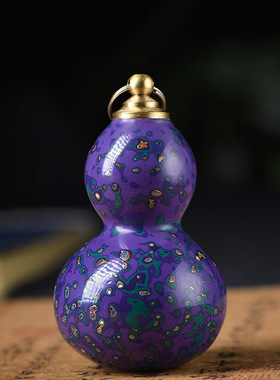 大漆葫芦摆件挂件把件饰品手工艺品彩漆大漆工艺手捻葫芦