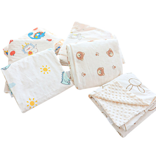 婴儿被套纯棉a类120x150cm儿童被套单件新生宝宝专用豆豆绒小被套