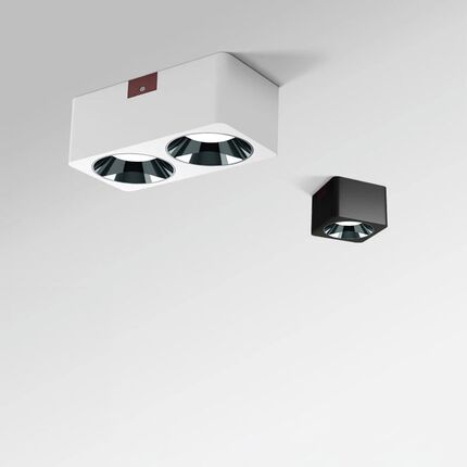 北咖双头斗胆灯led明装筒灯无主灯照明灯光设计客厅灯卧室盒子灯