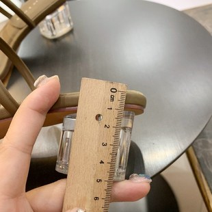 粗跟凉拖女外穿2024夏季 凉拖 气质百搭仙女风透明水晶跟一字带法式