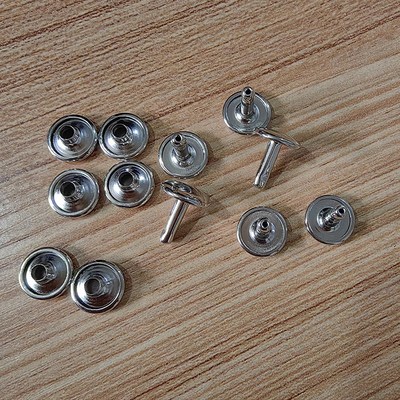 金属双面铆钉扣低温热塑板配套使用支具配件铆钉子母扣固定配件