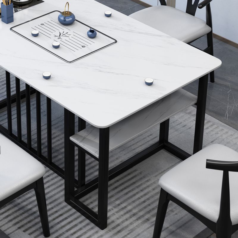 阳台茶桌桌椅组合家用岩板茶台新中式茶道桌客厅办公室烧水壶