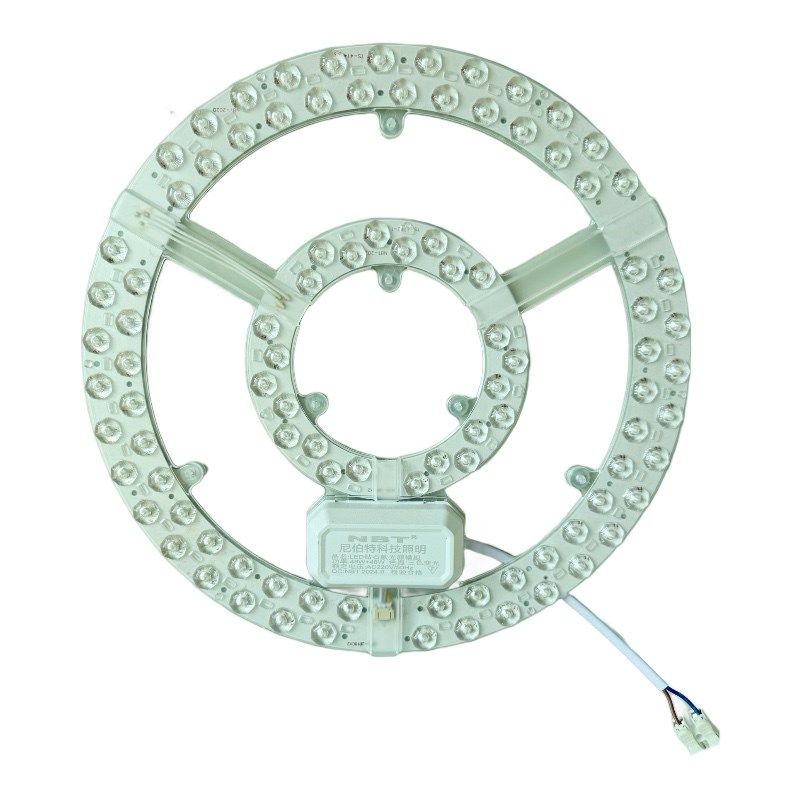 圆形led灯盘替换吸顶灯灯芯磁吸超亮节能72W三色卧室家用吊扇灯