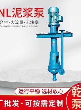 PNL泥浆泵立式杂质泵河塘清淤泵单级家用加长泵排污泥浆泵