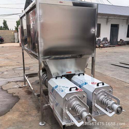 大型养殖场专用固液分离机双机头滚筒微滤猪粪干湿分离机