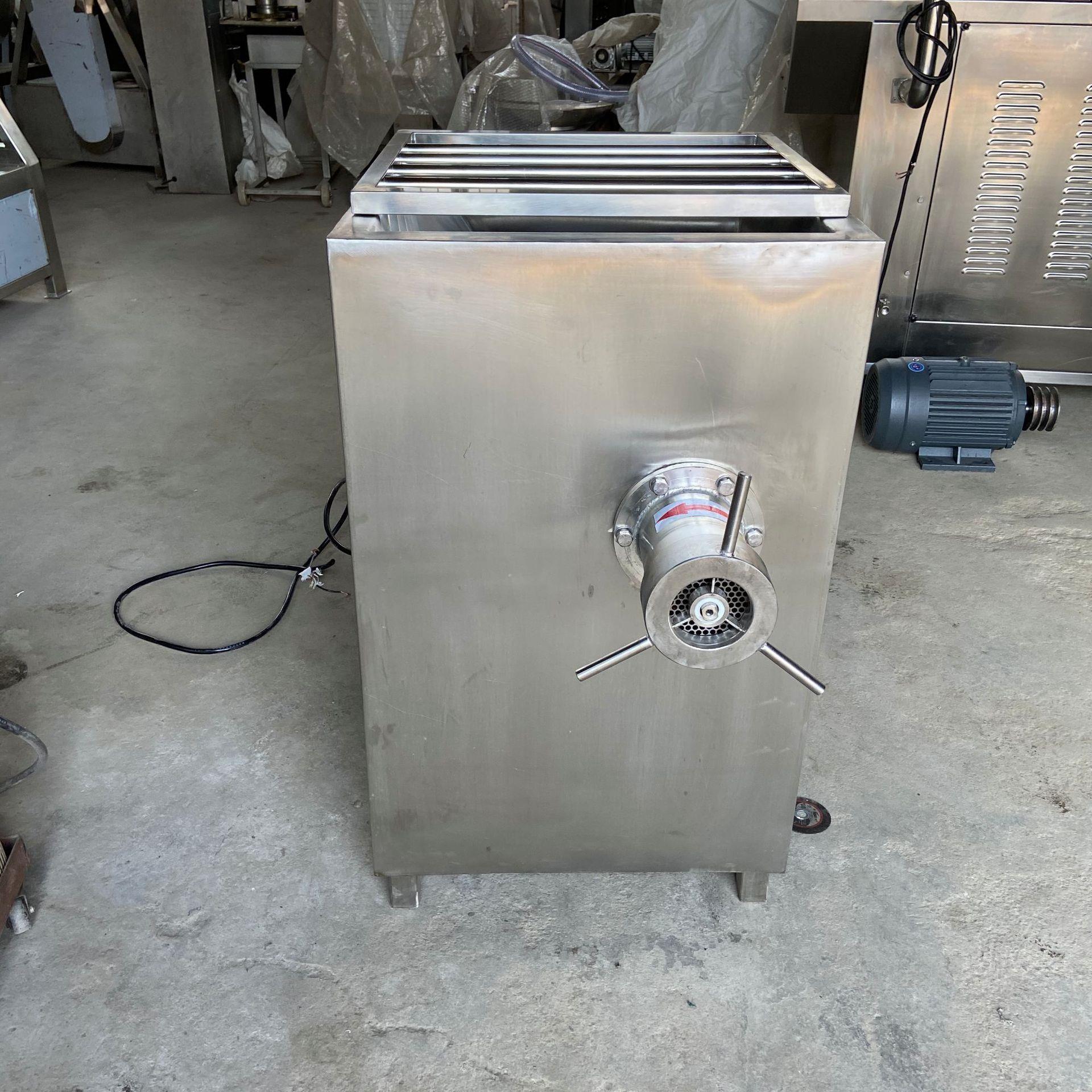 130冻肉绞肉机多功能大型商用不锈钢大功率可拆卸自动打肉机立式