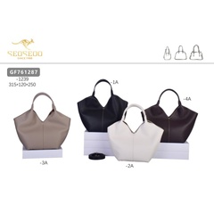 SEOSEOO九州袋鼠正品女包2025新款时尚简约菜篮子包斜挎761287