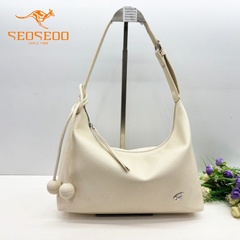 SEOSEOO九州袋鼠正品女包2025新款小众休闲简约单肩斜挎包792559