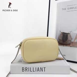 链条小方包夏天小包斜挎包2943 商场同款 啄木鸟女包包正品 2025新款