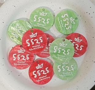 （2.7新色到）Lunas DIY醋酸圆饼五月天团标系列