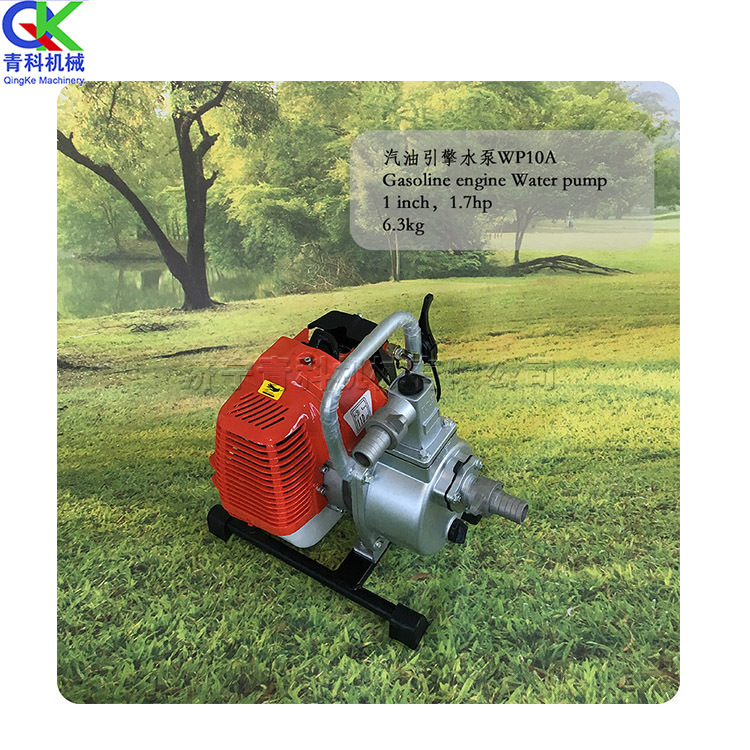 WP10A型汽油水泵 二冲程汽油机自吸水泵 园林花草灌溉抽水机