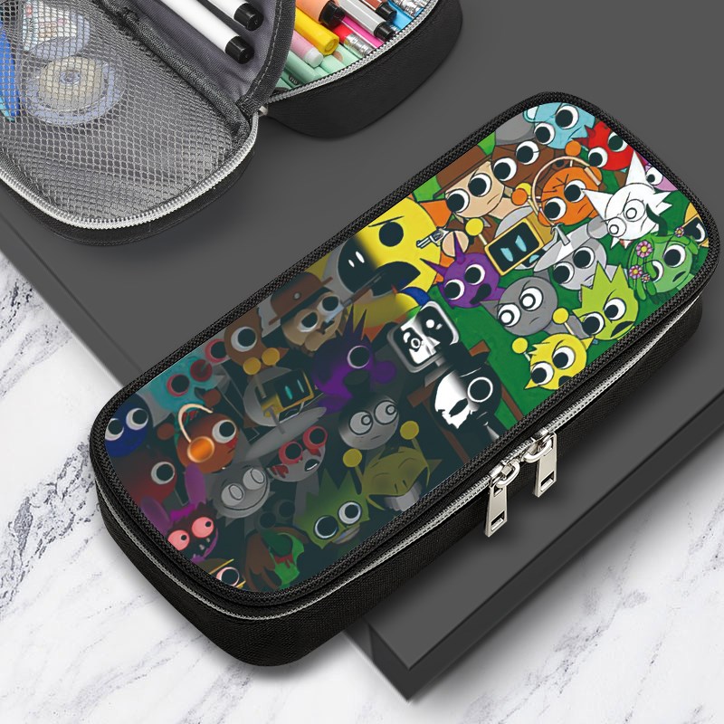 节奏盒子小学生铅笔盒游戏周边儿童铅笔袋校园男生女生收纳文具盒