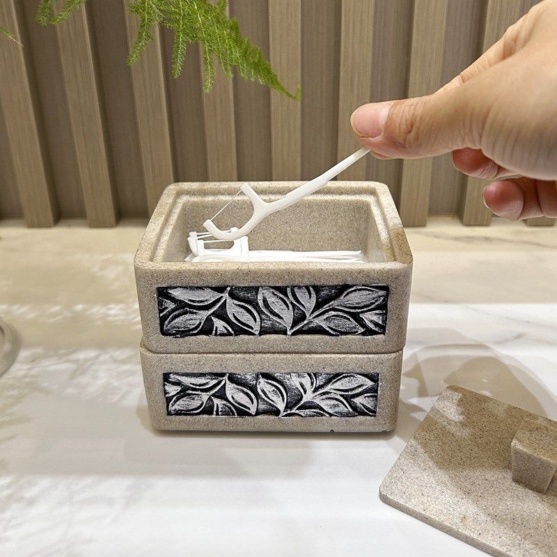 北欧时尚轻奢牙签盒家用高档牙签筒个性创意牙线盒棉签收纳盒餐厅,收纳整理,牙签盒,淘宝优惠券,粉丝福利购,淘宝优惠卷