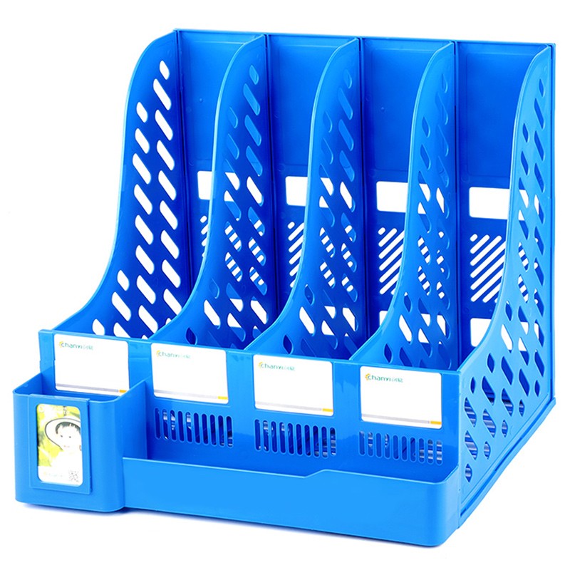 文件收纳盒文件架办公桌置物架子文件夹架桌面收纳资料架文件栏加