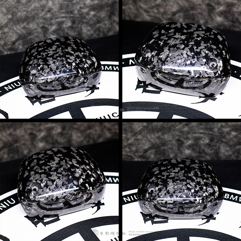 小牛电动车NQI全系列U+B摩托车改装碳纤维斜纹锻造NGT睿士挡风板