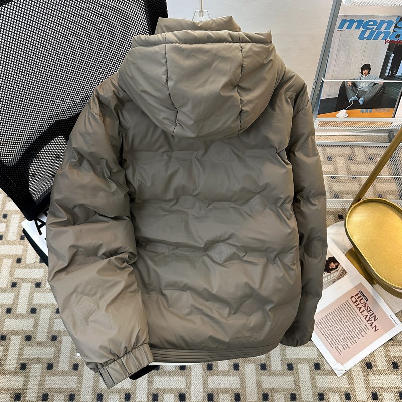 假两件立领羽绒棉服男款冬季加厚保暖棉衣外套潮流连帽棉袄子