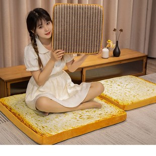 坐垫凉垫椅子垫切片面包学生凳子屁股垫子凉席屁垫女四季 夏季 透气