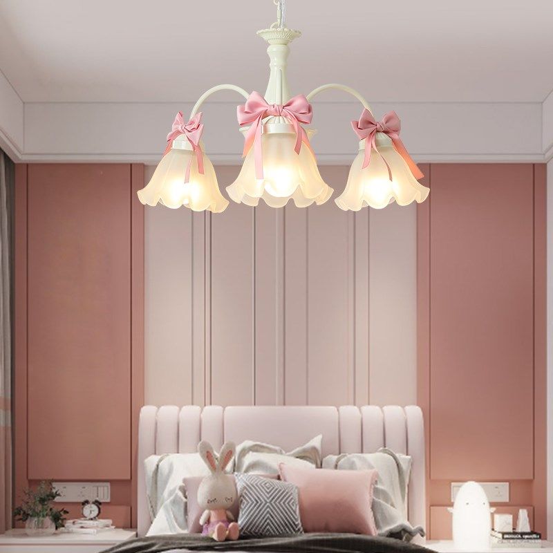 法式奶油风卧室吊灯少女蝴蝶结可爱客厅餐厅创意儿童房服装店灯具,家装灯饰光源,卧室/书房吊灯,淘宝优惠券,粉丝福利购,淘宝优惠卷