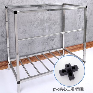 不锈钢上水槽支架厨房双槽单槽落地定做加厚洗水盆家用一体洗菜盆