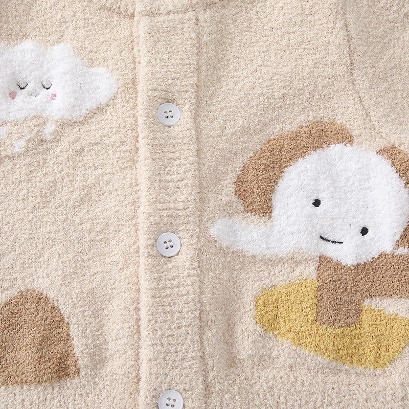 儿童套装秋冬男宝宝家居服睡衣婴儿半边绒针织衫衣服冬装加厚毛衣,童装/婴儿装/亲子装,家居服套装,淘宝优惠券,粉丝福利购,淘宝优惠卷