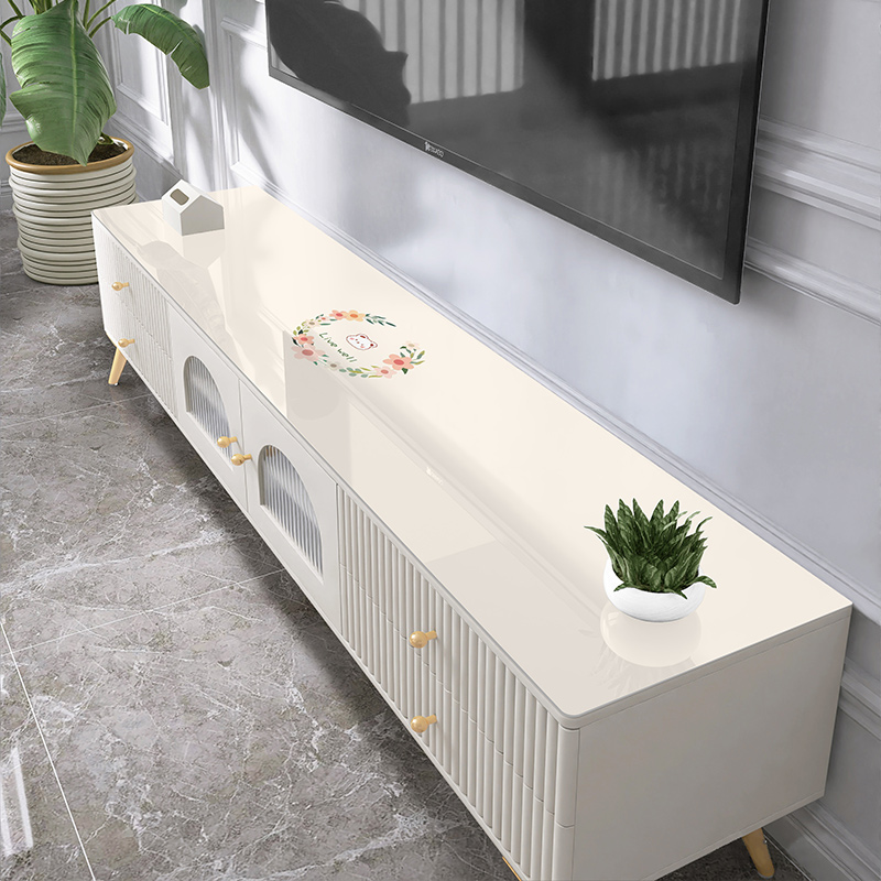 PVC茶几电视柜餐桌台垫简约隔热防油防水免洗防烫鞋柜软玻璃垫子