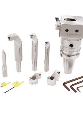 高精度多功能镗刀套装 数控车床微调精镗刀柄08203膛刀BT小孔堂刀