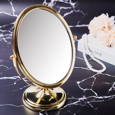 双面珠宝店柜台专用镜子眼镜柜台镜子美容化妆镜首饰看货试镜道具