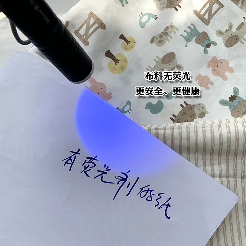 1.6米幅无荧光儿童布料婴儿全棉版面料幼儿园床品布料欢乐农场