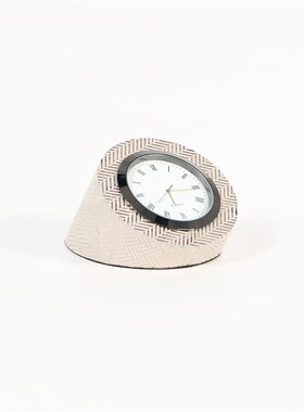 MOON慕空间样板房衣帽间台面小钟表摆件书房玄关软装饰品摆设道具