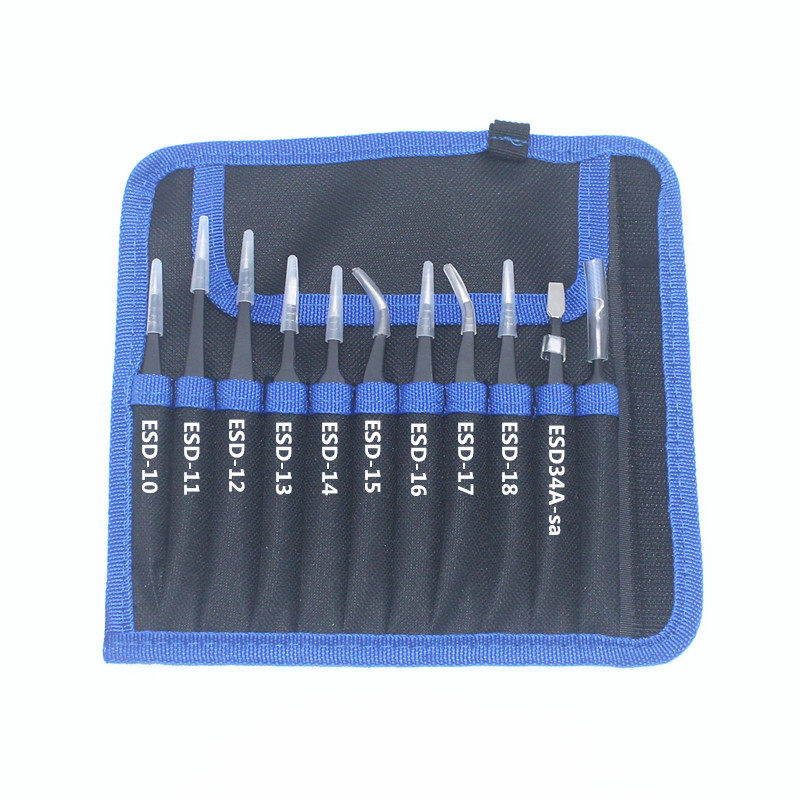 精密防静电镊子不锈钢细尖头弯头镊子套装燕窝挑毛维修工具镊子,居家布艺,镊子,淘宝优惠券,粉丝福利购,淘宝优惠卷