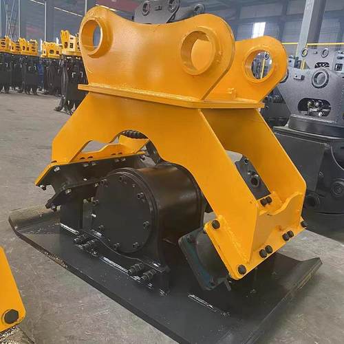 挖机液压平板夯护坡压实振动夯高频挖掘机平板夯