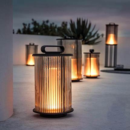 不锈钢太阳能LED网红草地灯家庭别园照明装饰玻璃草坪景观灯