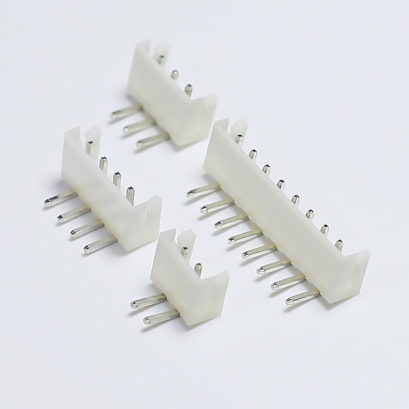 直针座EH2.54mm间距2P 3 4  6 8 910P胶壳端T子弯针座接插件连接