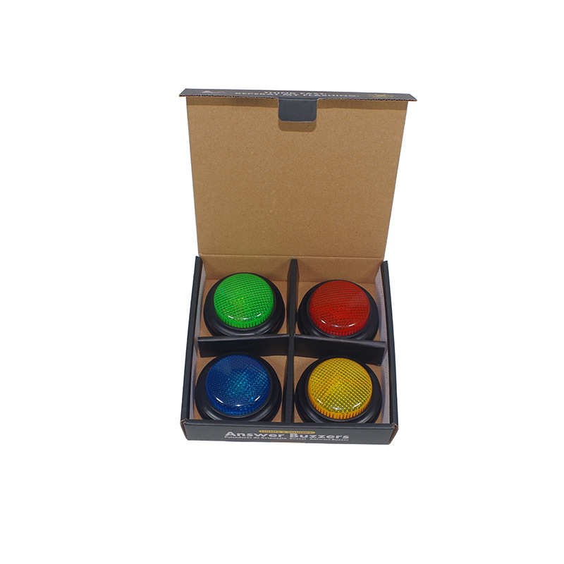 儿童益智抢答器/蜂鸣器课堂知识竞赛手按铃游戏抢答玩具