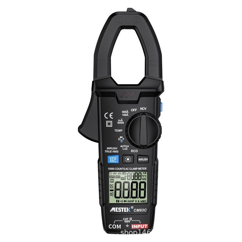 83C数字钳形表万用表多功能电工数钳流表表高V精度钳型电流表