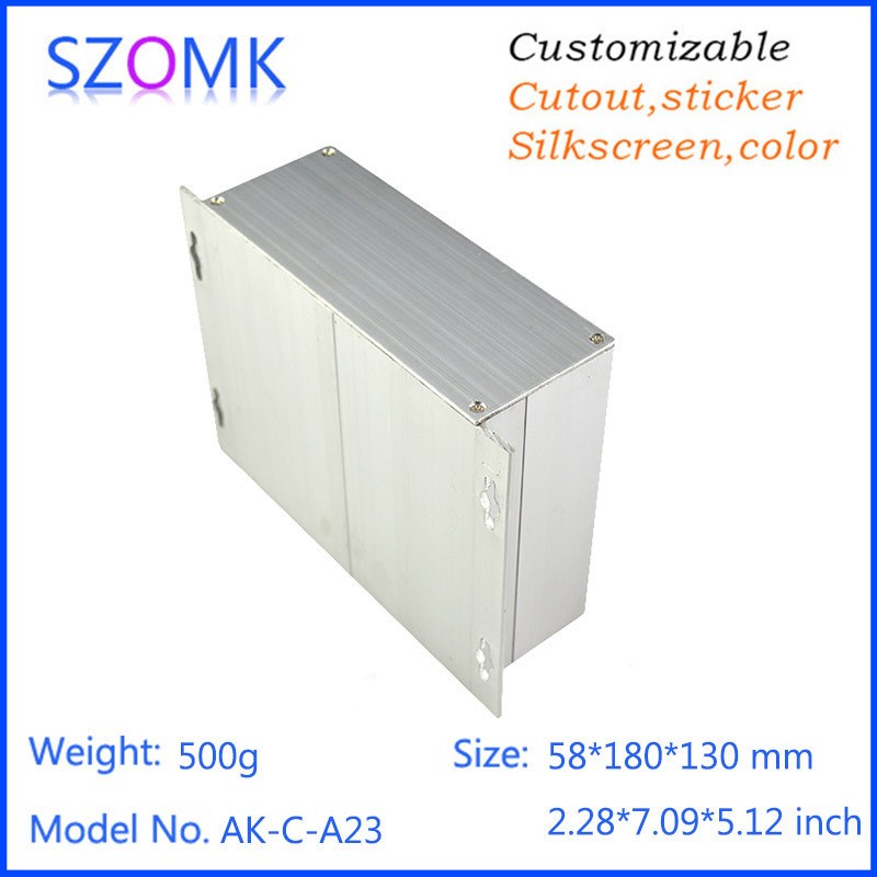 SZOMK58*180*130分体式铝型材壳体一体式铝合金接线盒铝外壳C-A23