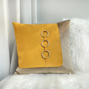 出大货剩余 售完无补 尖角压绉 绒布手工拼接样板房装饰抱枕靠垫