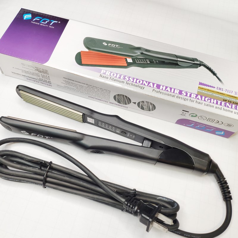 FBT玉米夹直发器卷直两用蓬松夹波浪板直卷两用影楼化妆师初学者