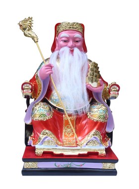 12/16寸土地公摆件摆设福德正神土地爷大伯公家居摆件